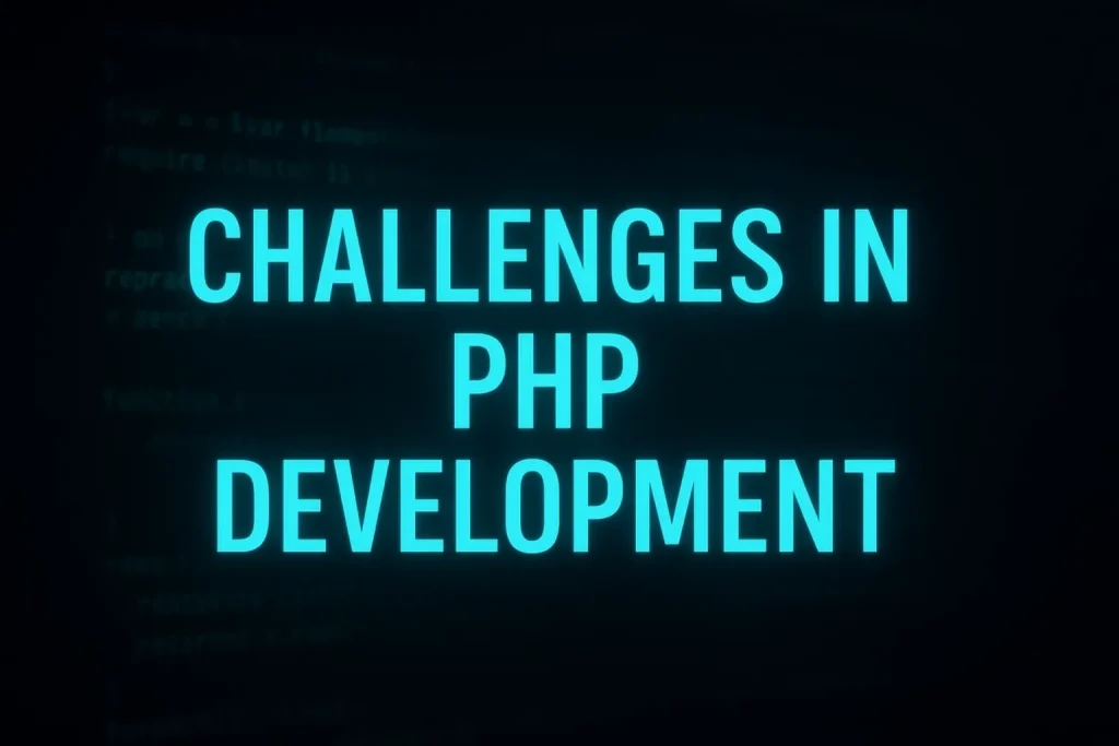challenges in php backend development