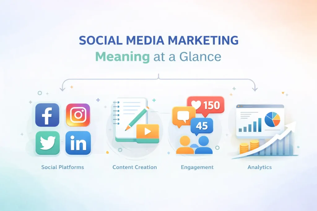 social media marketing meaning at a glance
