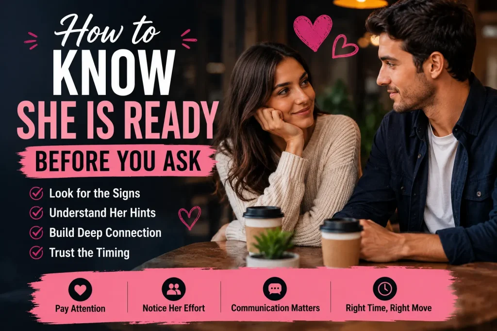 how to know she Is ready before you ask