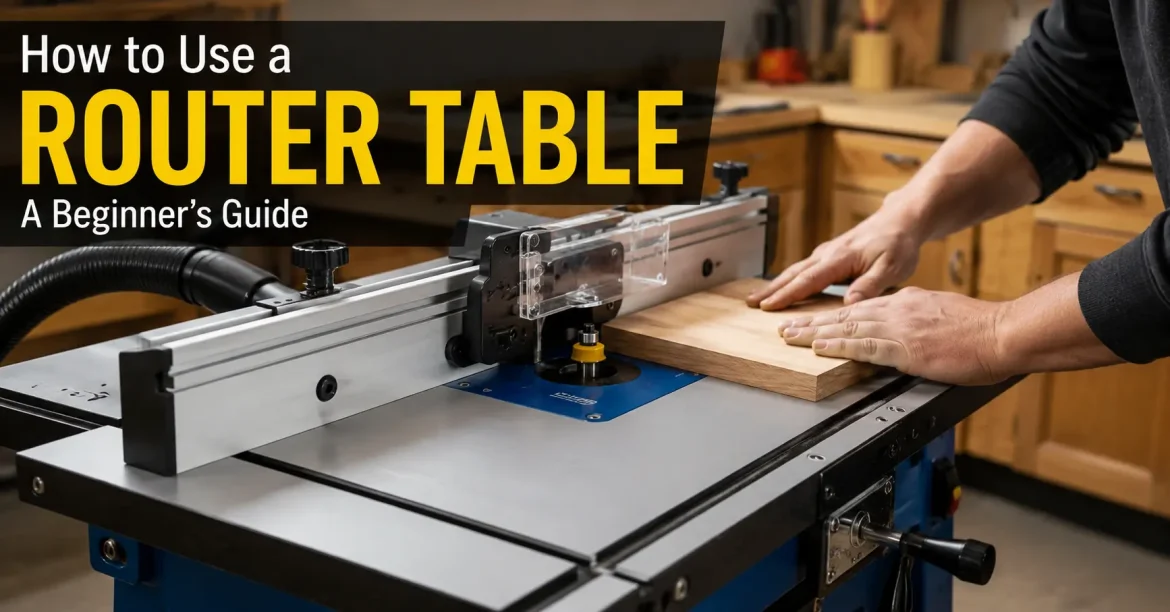 how to use a router table