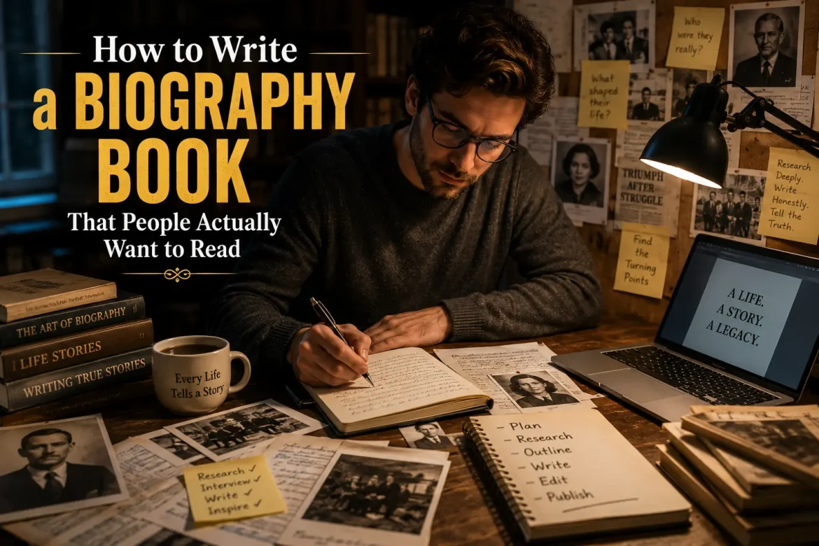 how to write a biography book