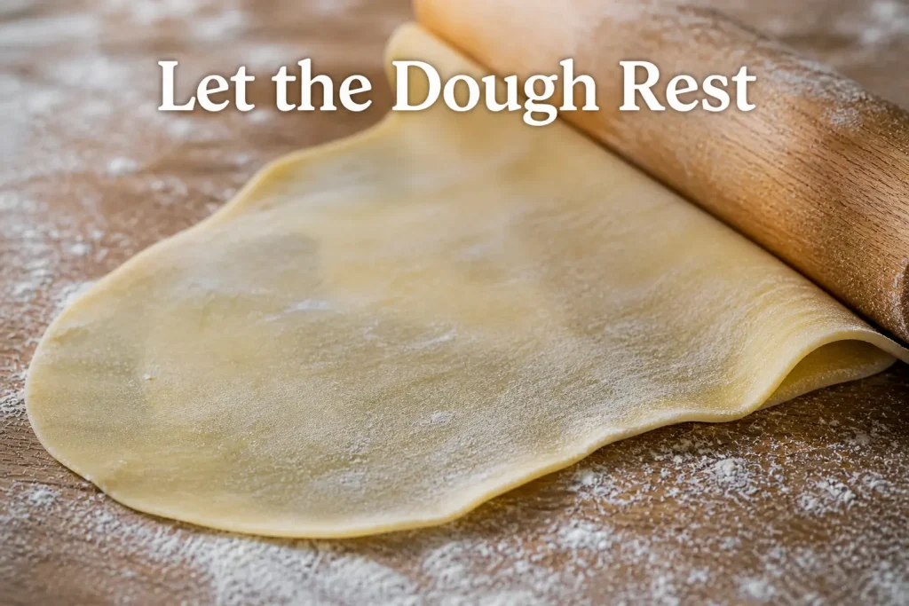 let the dough rest