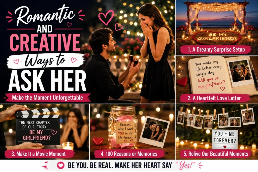 romantic and creative ways to ask Her