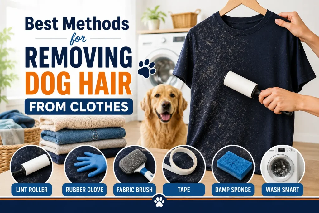 best methods for removing dog hair from clothes