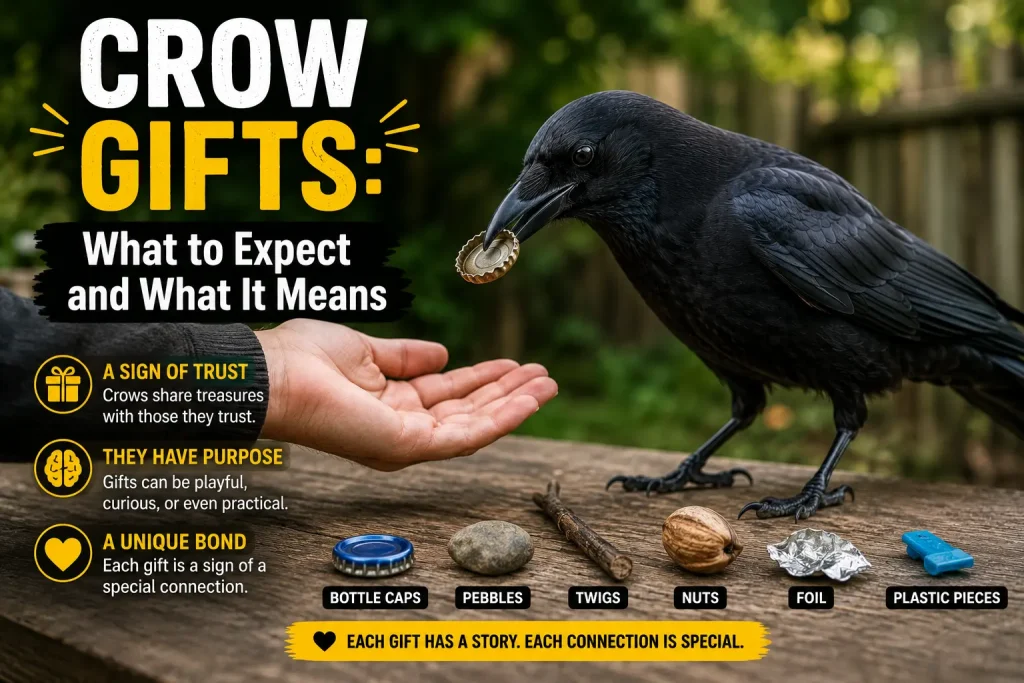 crow gifts what to expect and what It means