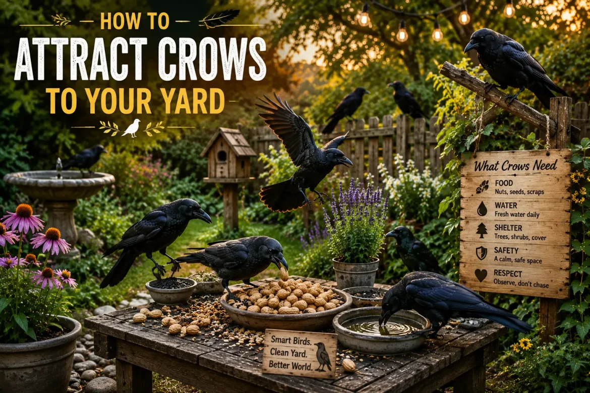 how to attract crows