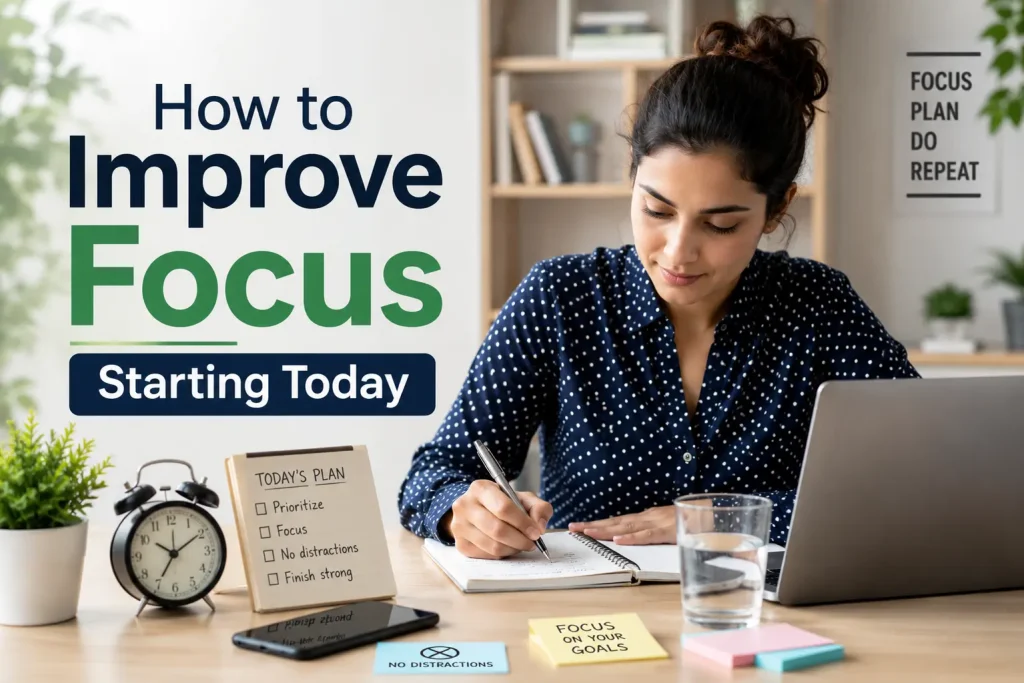 how to improve focus starting today