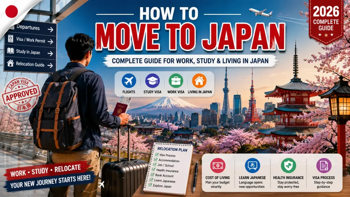 how to move to japan