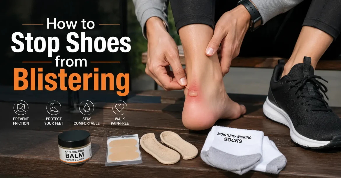 how to stop shoes from blistering