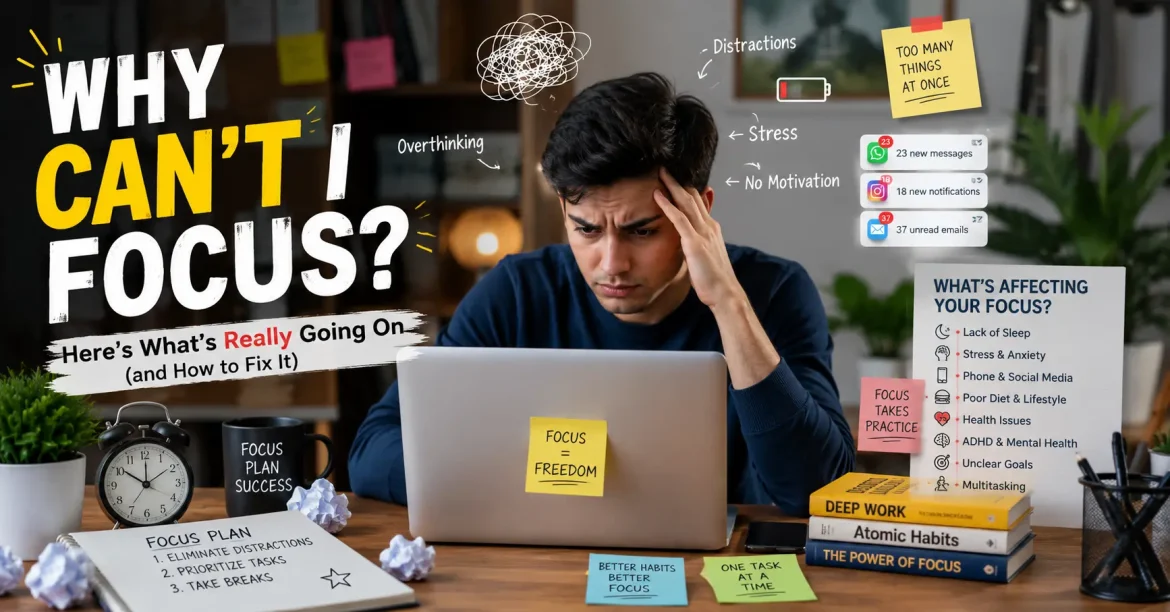 why cant I focus