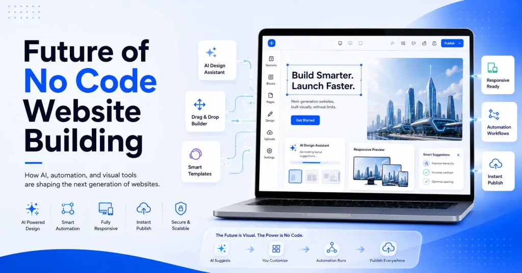 future of no code website building