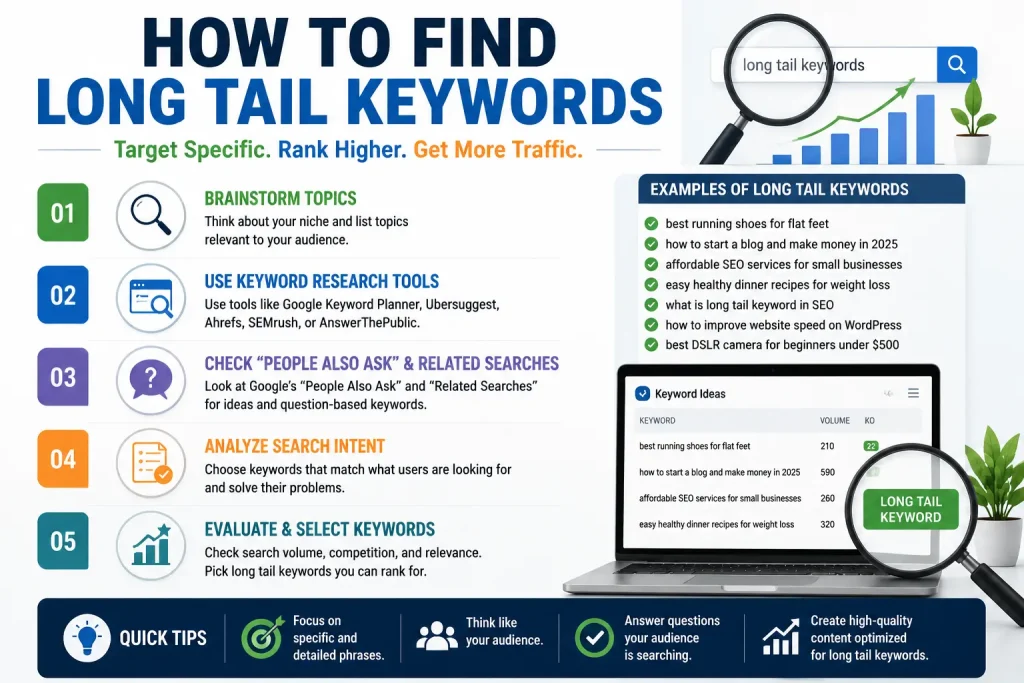 how to find long tail keywords