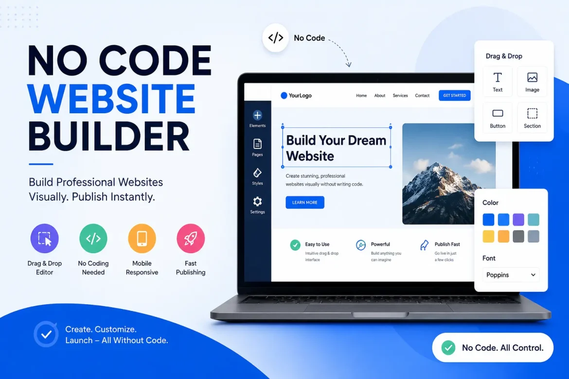 no code website builder